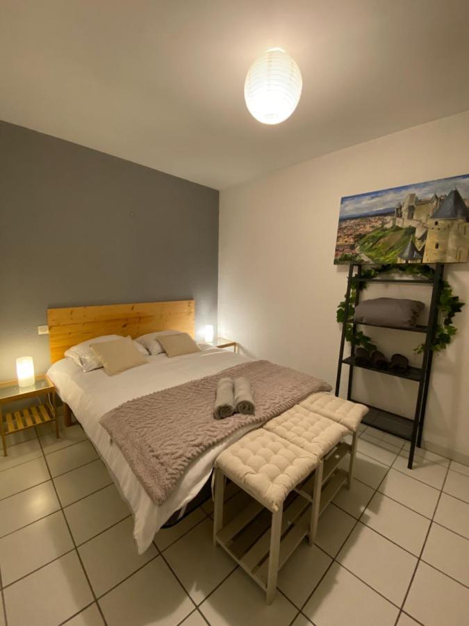 カルカソンヌAu Pied De La Cite, T3 Au Calmeアパートメント エクステリア 写真